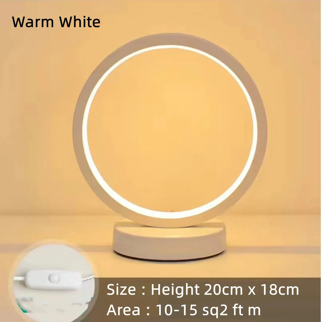 lampe table led blanc moderne minimaliste 17cm 10cm adhésif câble usb certifiée ccc cqc
