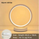 lampe table led blanc moderne minimaliste 17cm 10cm adhésif câble usb certifiée ccc cqc