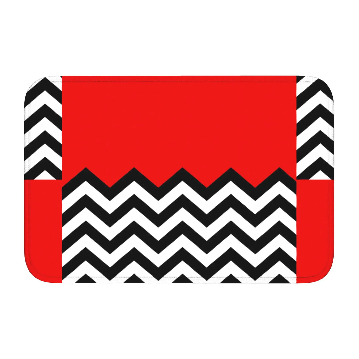 tapis moderne multicolore zigzag antidérapant polyester extérieur intérieur bain chambre