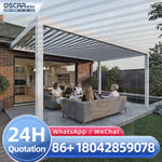 structure pergola métal gris foncé barreaux horizontaux moderne résistante intempéries assemblage facile respectueux environnement