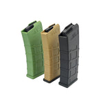 chargeur d'arme feu moderne robuste noir marron vert rainures opaques