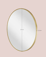 Reflet clair miroir rond 61 cm