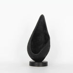 support bijoux moderne blanc noir texture grained décoration contemporain matériaux organiques fixations invisibles base