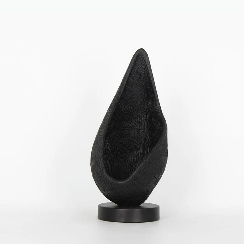 support bijoux moderne blanc noir texture grained décoration contemporain matériaux organiques fixations invisibles base