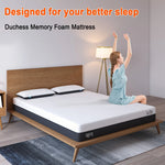 matelas mémoire forme gel double king single queen oreillers blancs texture moderne chambre blanc