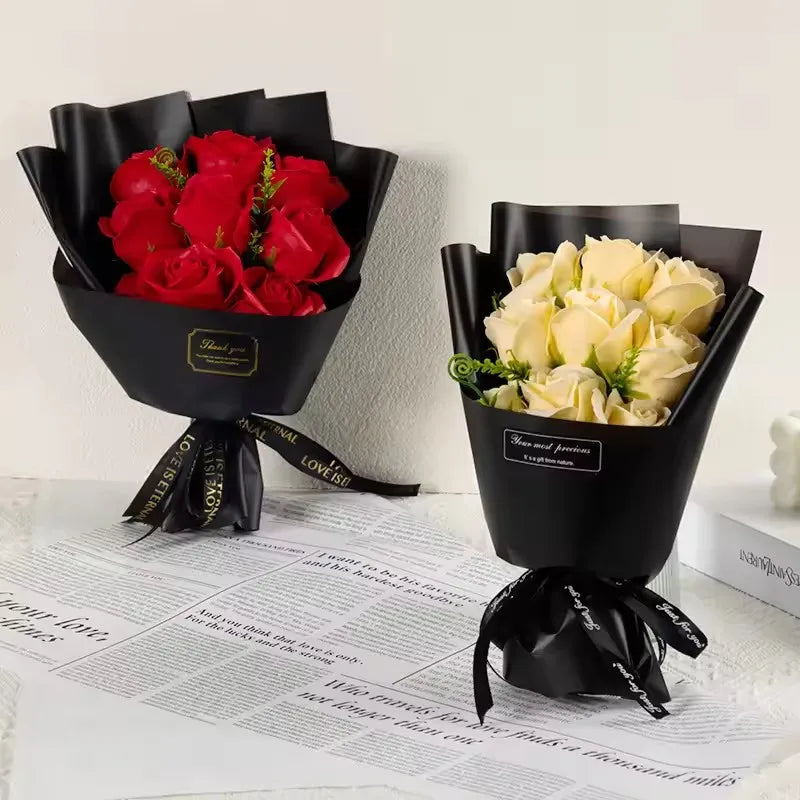 bouquet fleurs artificielles rouge blanches modernes décoration intérieure anniversaire mariage festive