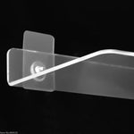 étagère murale transparente moderne adhésive 20cm 30cm 40cm 50cm 10cm 15cm salon cuisine salle
