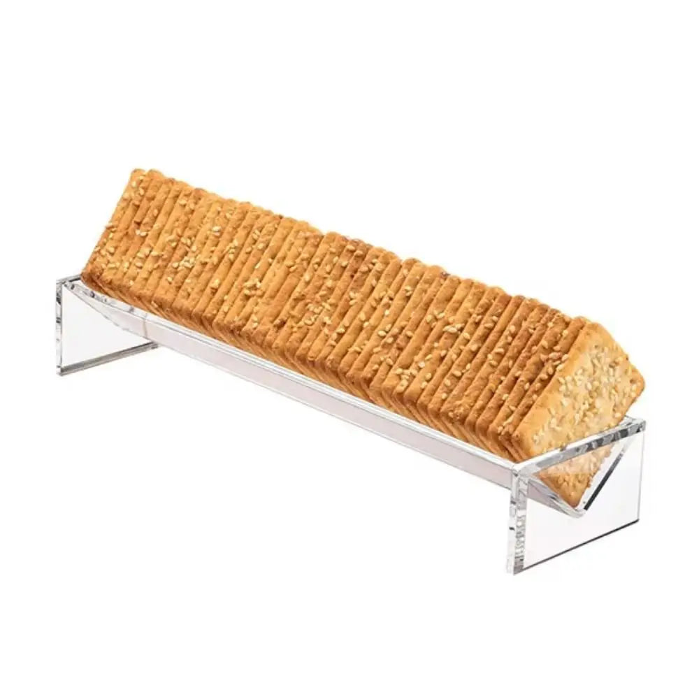 support biscuits transparent moderne empilable durable sans motif shape shape