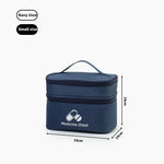 trousse médecine rouge réutilisable sac rangement oxford pratique compartiments médicaments première aide emergencesécole