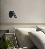 applique murale moderne lampe led articulée chambre coucher salle manger bronze argenté