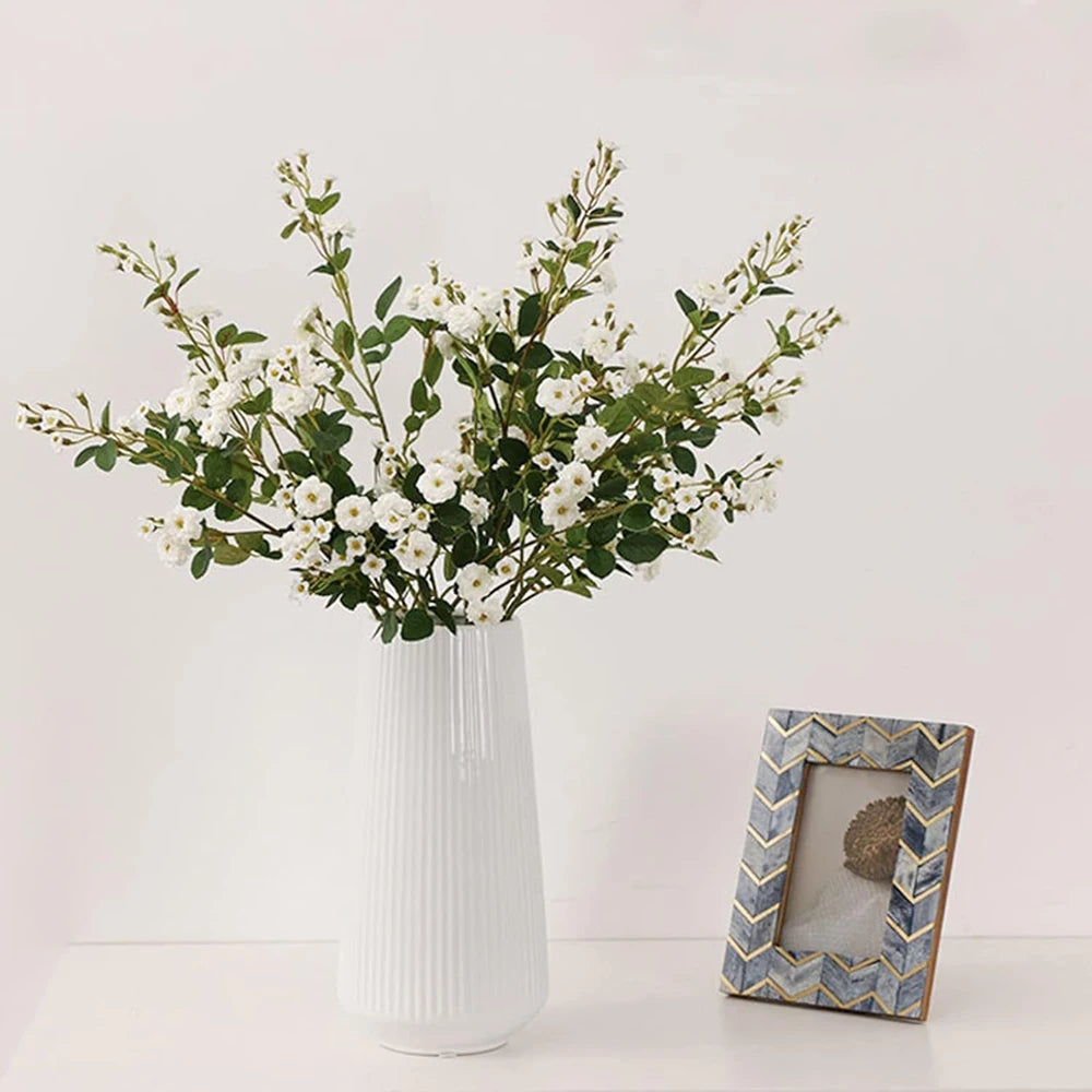 bouquet artificiel marguerites fleurs soie modernes intérieur décoration mariage anniversaire baby shower