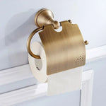 accessoires salle bain bronze finition brossé vis fixations classiques or satiné texture satinée