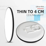 plafonnier led moderne blanc ip65 waterproof éclairage quotidien minimaliste fixations 220v