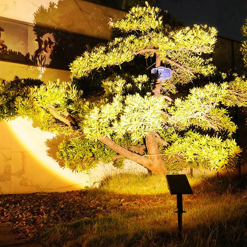 projecteur solaire led moderne noir ip65 portable autoinstallationextérieur jardin décorationalleyway đèn đường