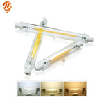ampoule led r7s tube verre blanc moderne lustre applique murale maison salon