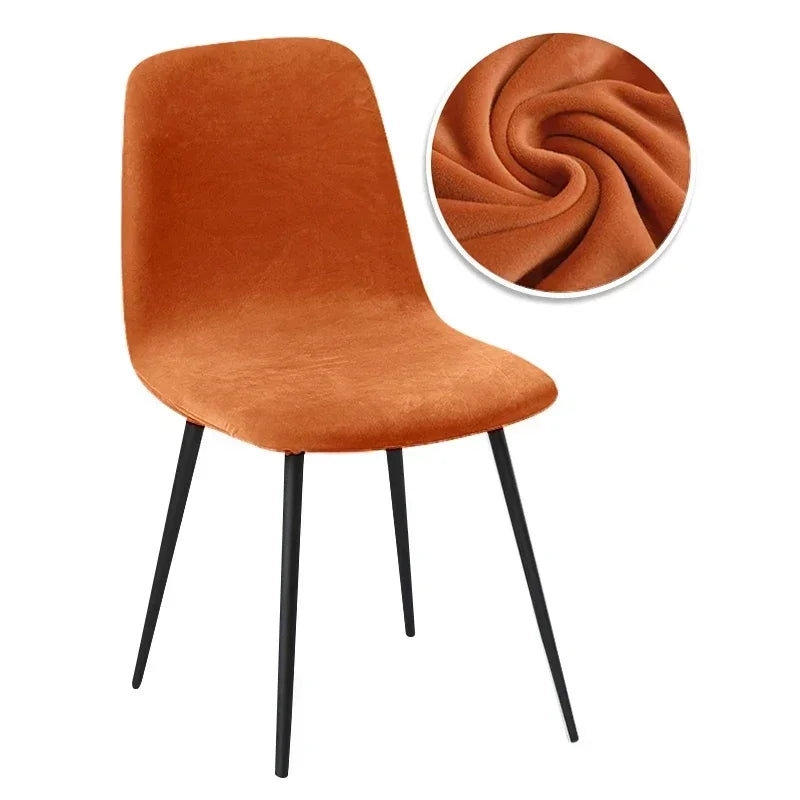 chaise moderne velours beige blanc violet rose marron orangeversible 22 48cm