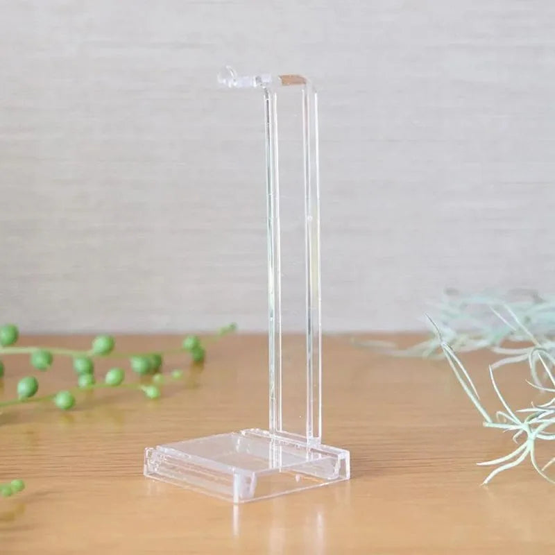 porte clés support transparent moderne plastique sans motif chaines métalliques