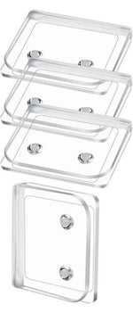supports rideau auto adhésifs transparents moderne salle bain pièces facile fixations