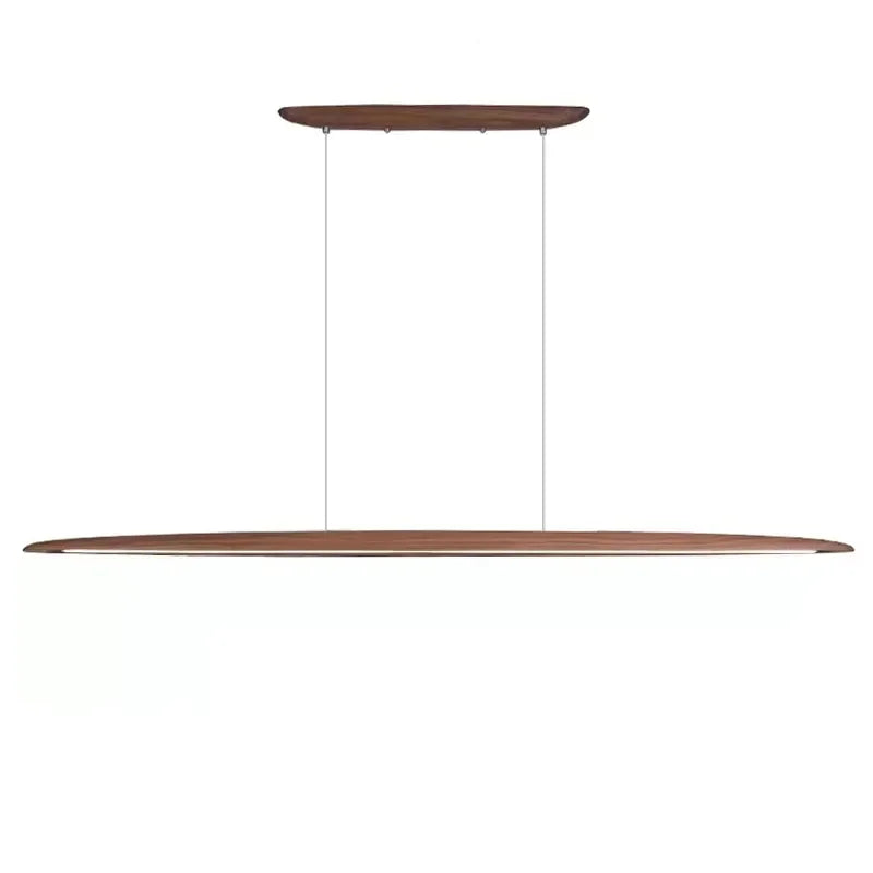 lampe suspendue bois marron clair moderne 120cm 150cm 180cm 200cm certification ul vde ccc
