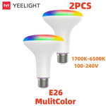 ampoule led intelligente e26 blanc moderne technologique commande vocale wifi couleur lumiere ambre 1700k