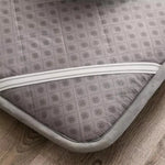 matelas mousse mémoire forme matelas gris quilté moderne couche canapé dormir antidérapant épais solide