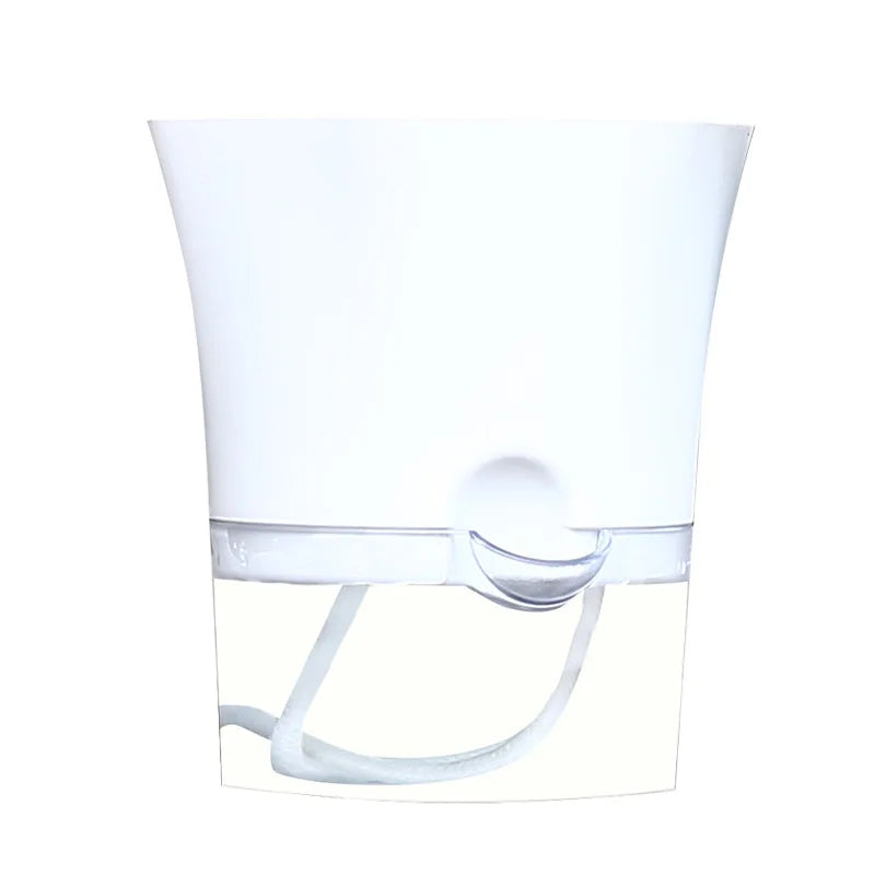 pot plante blanc transparent moderne grille d'eau adhésif auto irrigation 3pcs différentes tailles