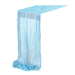 nappe runner texturée plissée semi transparente rouge foncé violet beige blanc cassé événementiel mariage