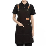 tablier ajustable imprimé logo brodé noël noir beige poche glissière ciseaux opaquet classique