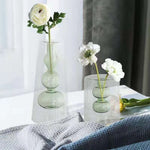 vases verre modernes transparents sphères bleu vert rose violet orange