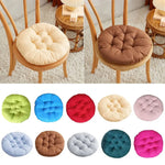 coussin chaise confortable moderne couleur unie épais doux polyester coton beige marron vert rouge