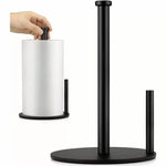 porte serviettes papier acier inoxydable couleur noire moderne fixations robuste organisation comptoir.storage vertical