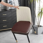 coussin chaise simili cuir marron beige gris vert noir moderne imperméable antidérapant