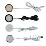 éclairage led spot or noir blanc câble usb boîtier contrôle moderneintérieur camping car caravane