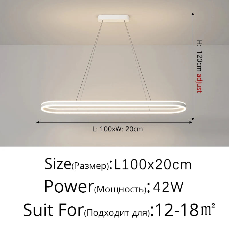 lampe suspendue moderne blanche aluminium flux lumineux led encastrée interrupteur haut bas