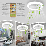 ventilateur lumière blanc moderne télécommande led vis fixations chambre salon