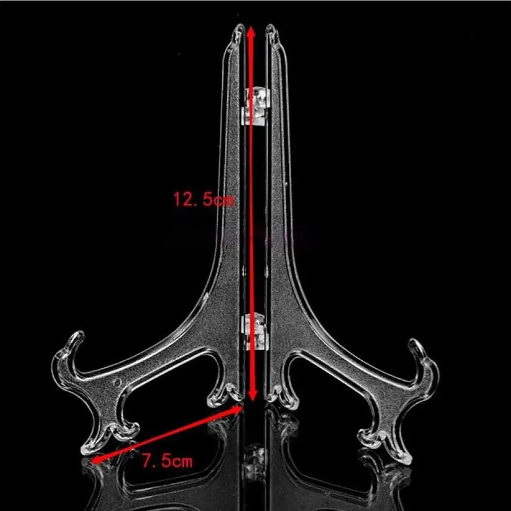 support d'affichage transparent moderne clips empilable cuisine respectueux environnement stockage vaisselle đơn giản gọn