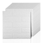papier peint moderne adhésif brique noire décoration mur intérieur salle bain 10 pièces 20