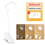 lampe rechargeable led blanc moderne minimaliste clip tactile 60lm 249lm