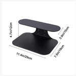 étagère murale moderne noire plate lisse intérieure téléphone livre