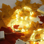 guirlande lumineuse led fil cuivre decoration noel mariage chambre decoration interieure ambiance douce blanche