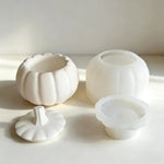 moulage silicone citrouille fruit vase deco maison automne pot couvercle floral minimaliste