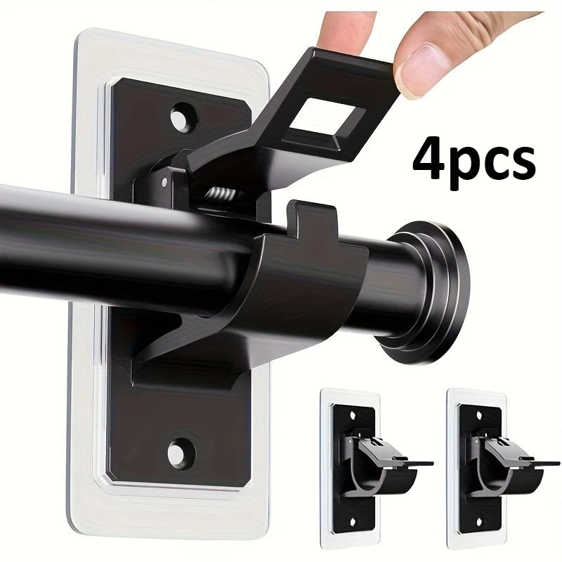 supports murals adhésifs modernes câbles noir blanc clips autocollants 5.8cm 12cm