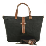 sac main vintage décontracté marron texture grunge poche extérieure fixations cuir intérieur noirversible