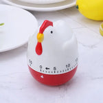 Comparaison taille de la minuterie poule avec main pour échelle