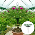 support plante métallique vert jardinage décoration fleuri piquet insertion terreau hauteur diamètre