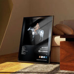 affiche moderne Beyoncé cheval abstraite doré noir blanc animal chambre décoration murale poster