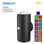 lampe murale rechargeable capteur mouvement modes éclairage led adhésif indicateur charge type