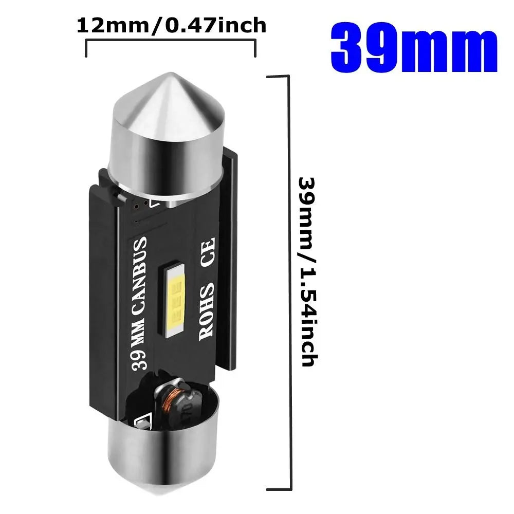 lampe lecture moderne compacte noire adhésive 31mm 36mm 39mm 41mm
