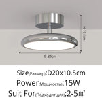 lampe moderne argentée éclairage quotidien cuisine salle manger télécommande monté surface