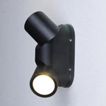 projecteurs led doubles têtes muriers étanches contemporains noirs mat ip65 hydrofuge